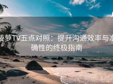 菠萝TV五点对照：提升沟通效率与准确性的终极指南